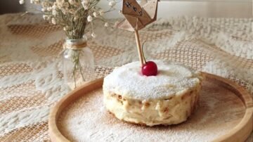 Przepis na ciasto leśny mech – zielony biszkopt ze szpinakiem i kremem